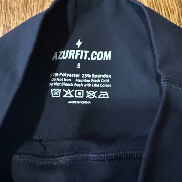 SMALL AZUR FIT CLASSIC FIT BIKE SHORTS 5" - ONYX - Picture 4 of 4